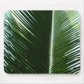 Overlapping Palm Fronds Tropical Green Abstract Muismat (Voorkant)