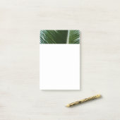 Overlapping Palm Fronds Tropical Green Abstract Post-it® Notes (Op bureau)