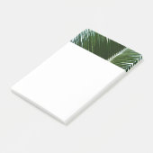 Overlapping Palm Fronds Tropical Green Abstract Post-it® Notes (Schuin)