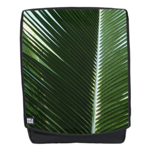 Overlapping Palm Fronds Tropical Green Abstract Rugtassen