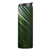 Overlapping Palm Fronds Tropical Green Abstract Thermosbeker (Gedraaid links)