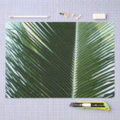 Overlapping Palm Fronds Tropical Green Abstract Tissuepapier (Craft)