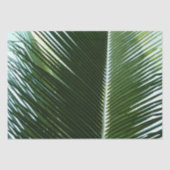 Overlapping Palm Fronds Tropical Green Abstract Tissuepapier (Voorkant)