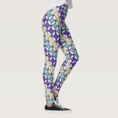 Overlapping Pastel Toned Circles Leggings (Rechts)