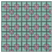 Overlapping Squares Stof (Close Up)