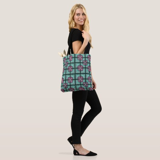 Overlapping Squares Tote Bag (Op model)