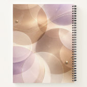 Overlapping translucent circles AI art  Notitieboek (Achterkant)
