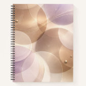 Overlapping translucent circles AI art  Notitieboek (Voorkant)