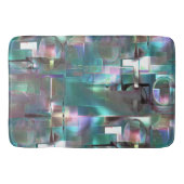 Overlapping van gradiëntgroen en gekleurd in zacht badmat (Voorkant)