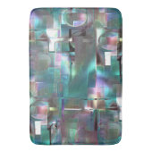 Overlapping van gradiëntgroen en gekleurd in zacht badmat (Voorkant Verticaal)