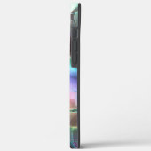 Overlapping van gradiëntgroen en gekleurd in zacht Case-Mate iPhone case (Achterkant / Links)