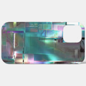 Overlapping van gradiëntgroen en gekleurd in zacht Case-Mate iPhone case (Achterkant (horizontaal))