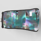 Overlapping van gradiëntgroen en gekleurd in zacht golfheadcover (Voorkant)