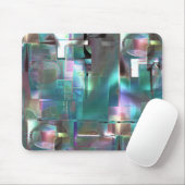 Overlapping van gradiëntgroen en gekleurd in zacht muismat (Met muis)