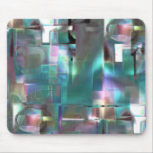 Overlapping van gradiëntgroen en gekleurd in zacht muismat (Voorkant)