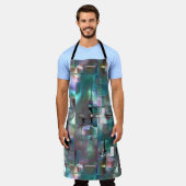 Overlapping van gradiëntgroen en gekleurd in zacht schort (Gedragen)