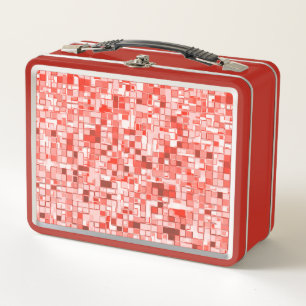 Overlapping van kleine vierkantjes, tonen van rood