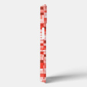 Overlapping van kleine vierkantjes, tonen van rood Case-Mate iPhone case (Achterkant / Rechts)