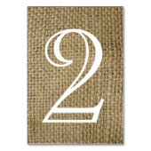 Overlappingstabel nummers kaart (Voorkant)