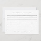 Overlapte foto's - Hartelijk dank Bedankkaart (Achterkant)