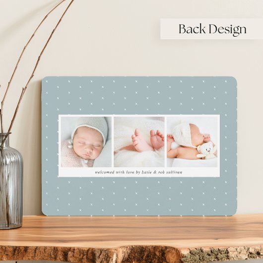 Overlay banner | Horizontale fotogeboorte Aankondiging