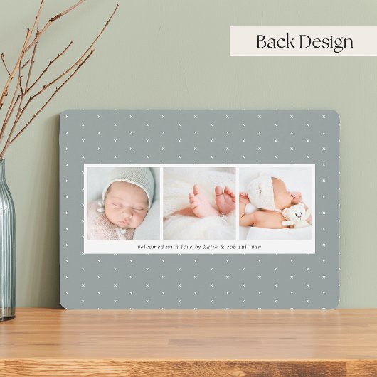 Overlay banner | Horizontale fotogeboorte Aankondiging