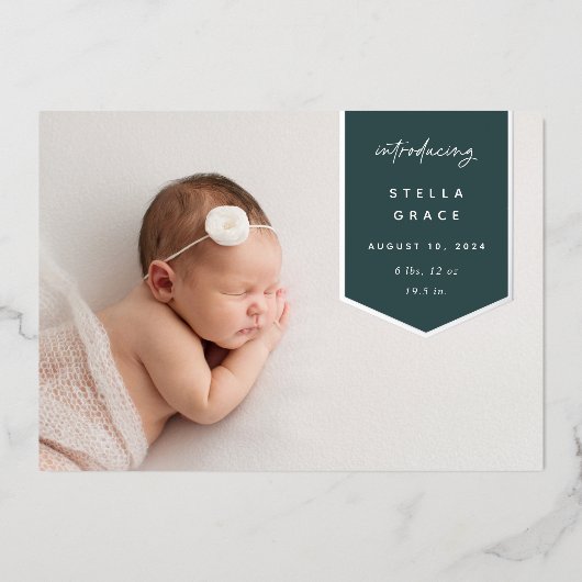 Overlay folie banner | Aankondiging van de foto te (Voorkant)