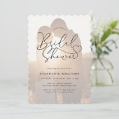 Overlay Foto Bruids Douche Uitnodiging (Staand voorkant)