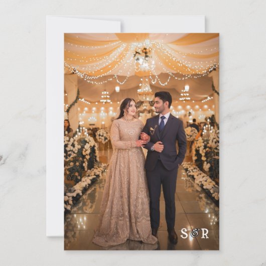 Overlay Foto bruiloft uitnodiging suite (Voorkant)