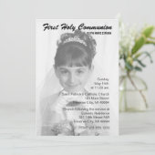 Overlay Foto Eerste Communie Uitnodigingen (Staand voorkant)