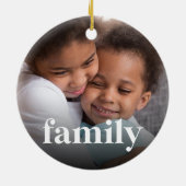 Overlay-foto van de familie keramisch ornament (Achterkant)