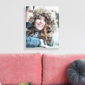 Overlay-foto van Love Pattern Canvas Afdruk (Insitu (Woonkamer))