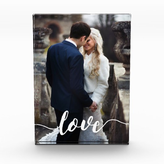 Overlay-foto van Love Script Fotoblokken (Voorkant)