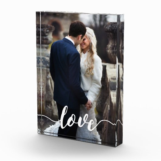 Overlay-foto van Love Script Fotoblokken (Rechts)