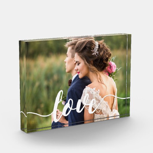 Overlay-foto van Love Script Fotoblokken (Links)
