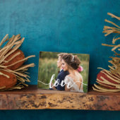 Overlay-foto van Love Script Fotoplaat (Zijkant)