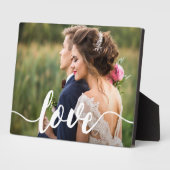 Overlay-foto van Love Script Fotoplaat (Zijkant)