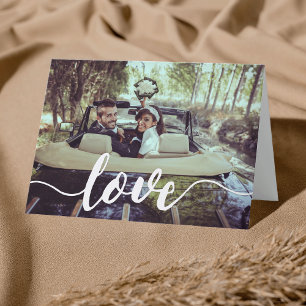 Overlay-foto van Love Script Kaart
