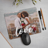 Overlay-foto van Love Script Muismat
