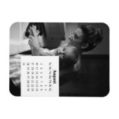 Overlay Kalender augustus 2025 Magneet (Horizontaal)