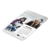 Overlay Kalender december 2025 Magneet (Linkerzijde)