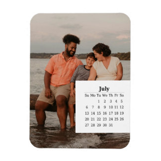 Overlay Kalender juli 2025 Magneet
