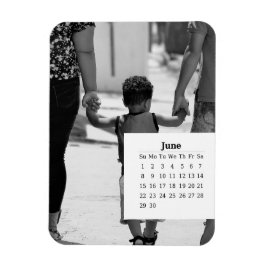Overlay Kalender juni 2025 Magneet