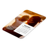 Overlay Kalender September 2025 Magneet (Linkerzijde)