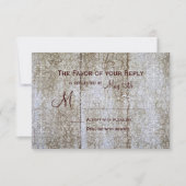  overlay-out RSVP-kaarten voor bedrukt hout RSVP Kaartje (Voorkant)
