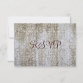  overlay-out RSVP-kaarten voor bedrukt hout RSVP Kaartje (Achterkant)