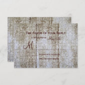  overlay-out RSVP-kaarten voor bedrukt hout RSVP Kaartje (Voorkant / Achterkant)