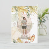 Overlay Pampas Gras FOTO Trouw Save The Datekaart Date (Staand voorkant)