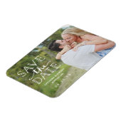 Overlay van zoet Verloving | De datummagneet opsla Magneet (Linkerzijde)