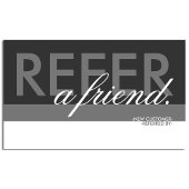 Overlay voor een vriend doorverwijzen aanbevelingskaartje